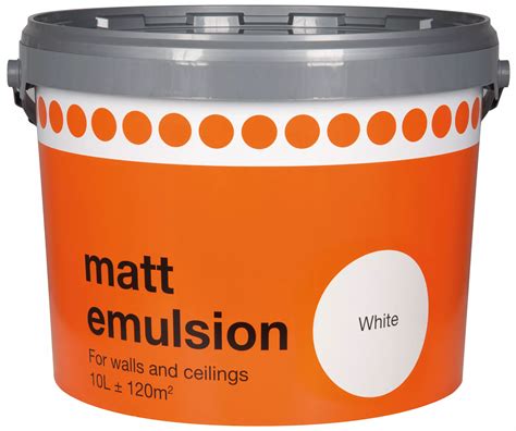 white emulsion paint b&q.